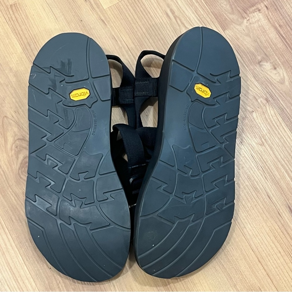 {Chaco} men’s size 13 all black made in USA sandals - Picture 3 of 6